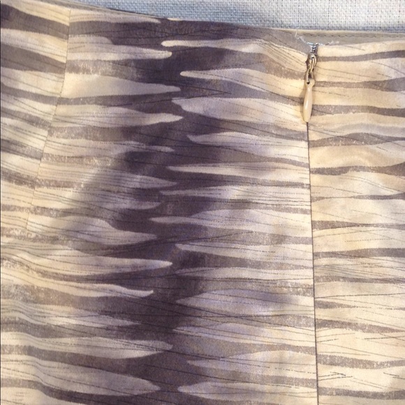 Kenneth Cole Silk/Cotton Skirt Lined 6 - Picture 6 of 8